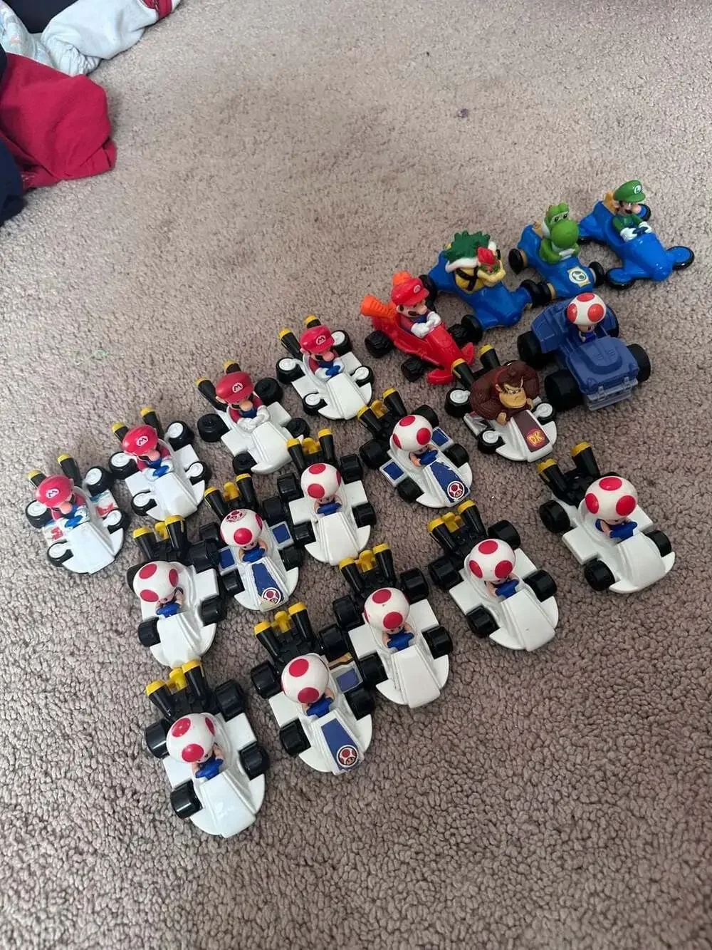 2022 McDonald's Mario Kart Happy Meal Toy Collection Lot